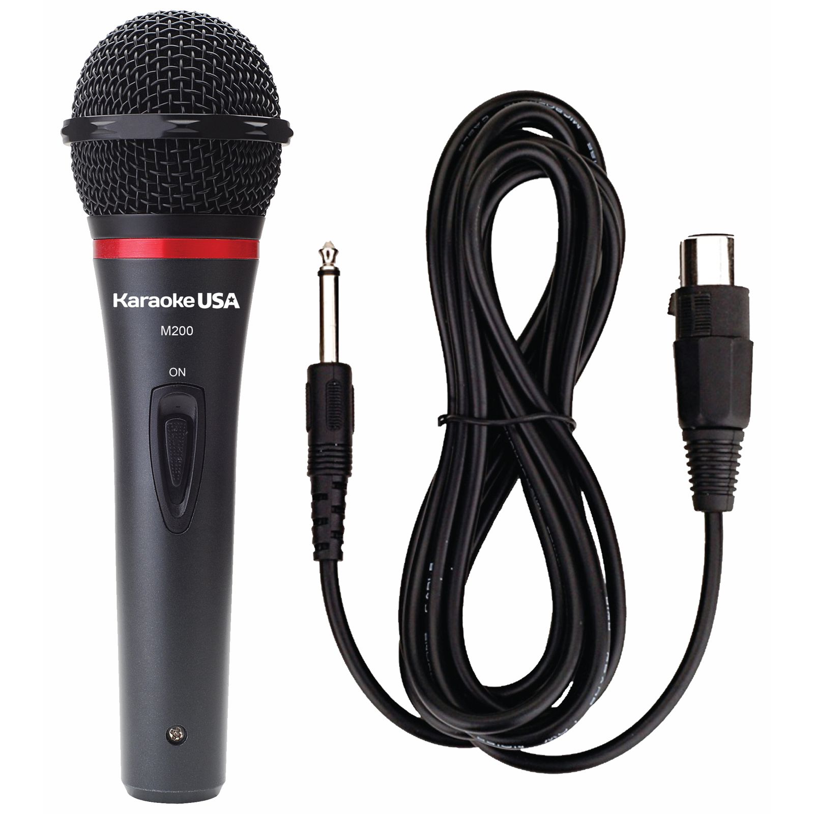 M200 - Professional Microphone With Durable Metal Body And Grill (Removable Cord)