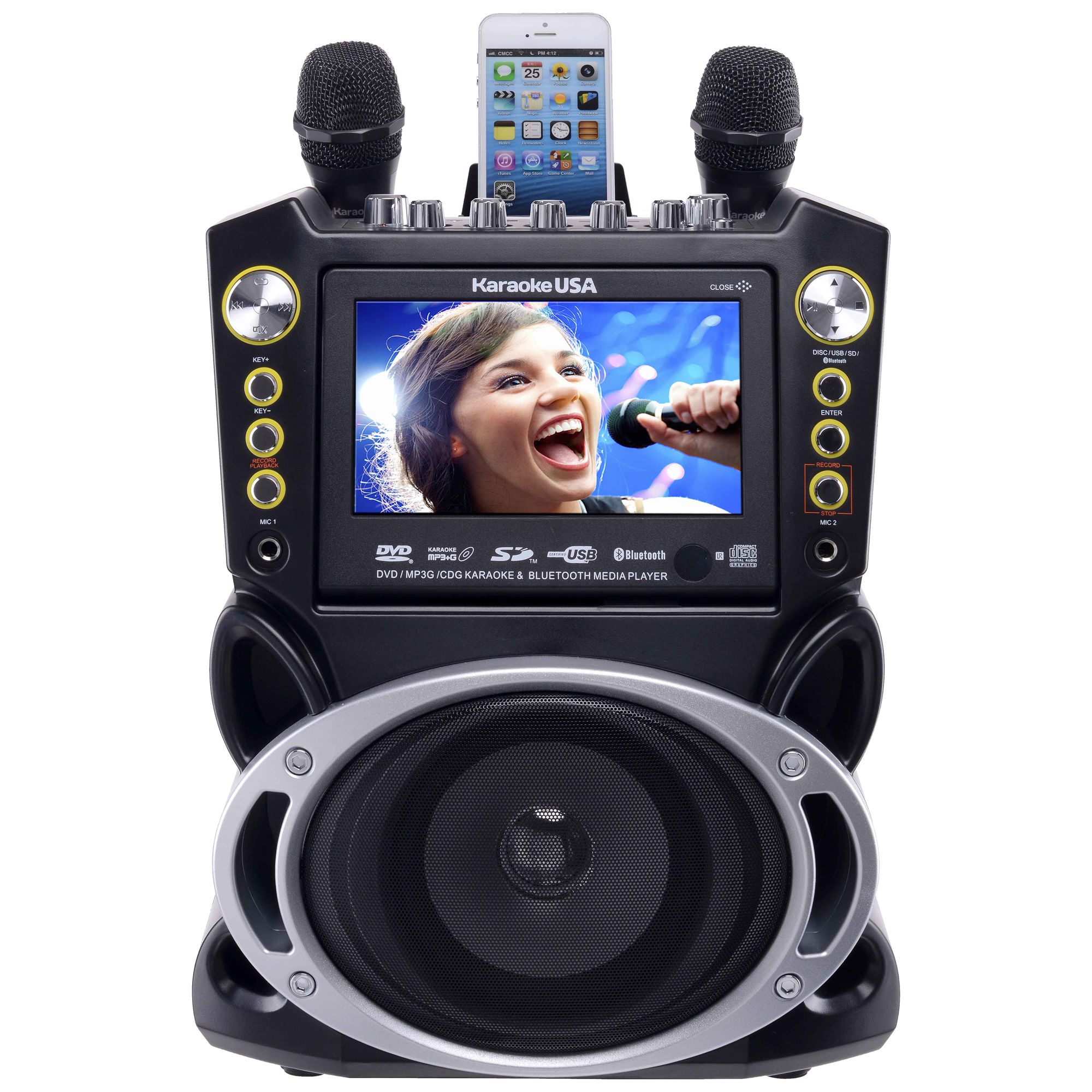 GF844 - DVD/CDG/MP3G Karaoke Machine with 7
