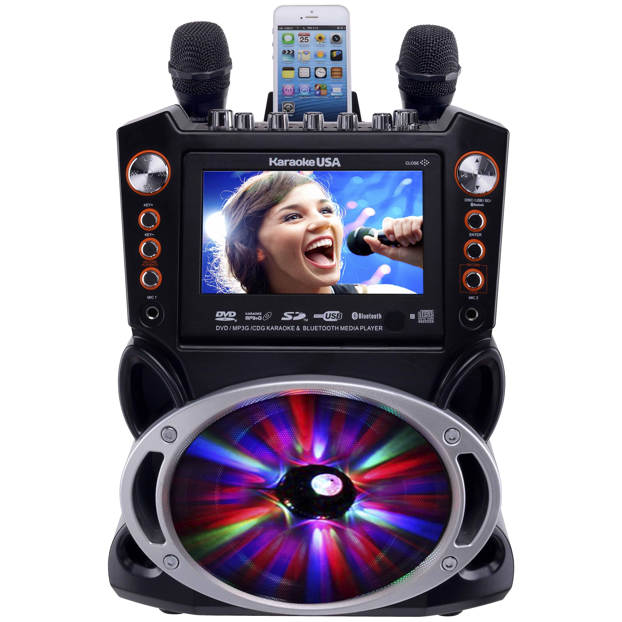 GF845 - DVD/CDG/MP3G Karaoke Machine with 7