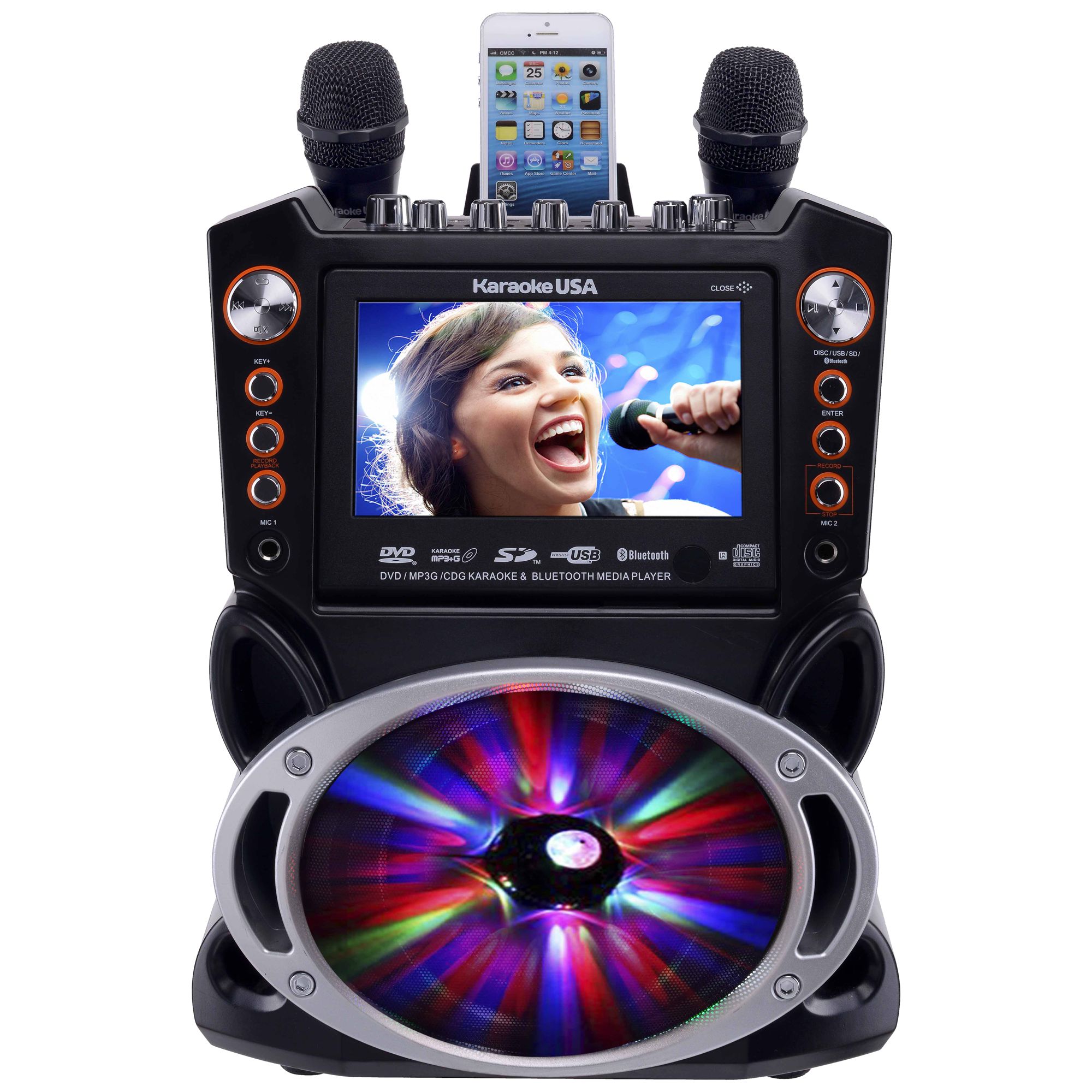 GF846 - DVD/CDG/MP3G Karaoke Machine with 7