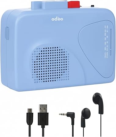 OCASS010-BLUE - ODEO Cassette Walkman Blue